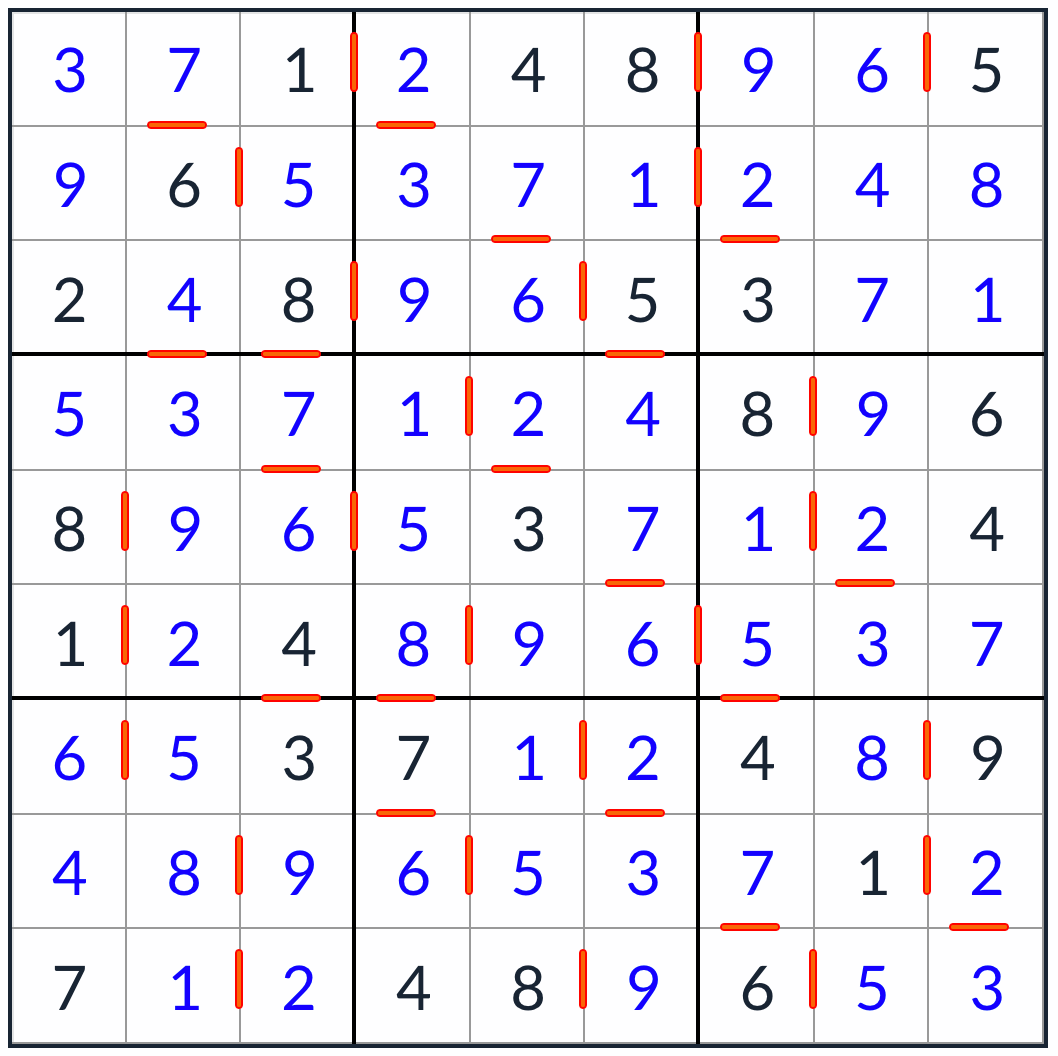alt-king-knight somefutive Sudoku Solution