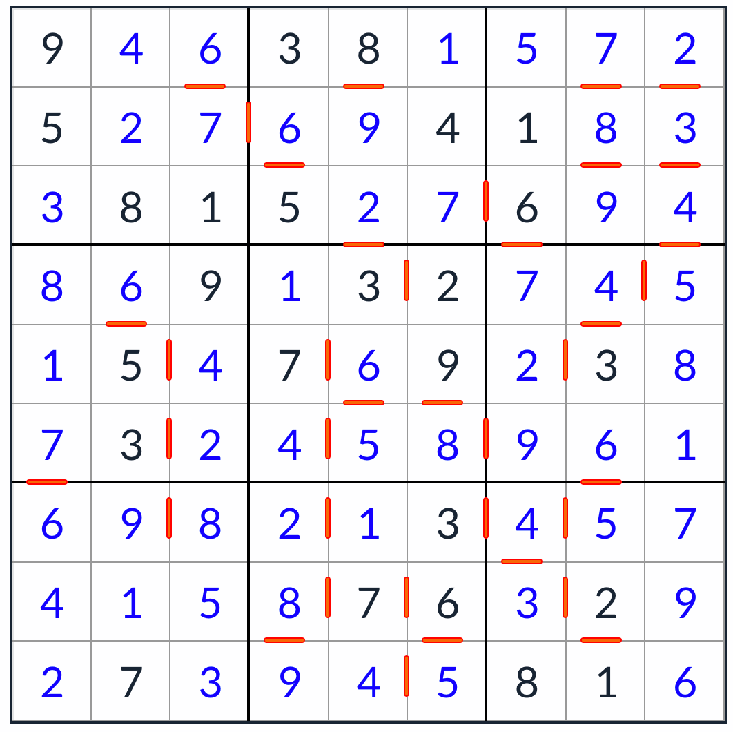 Alti-Knight Somebutive Sudoku Solution