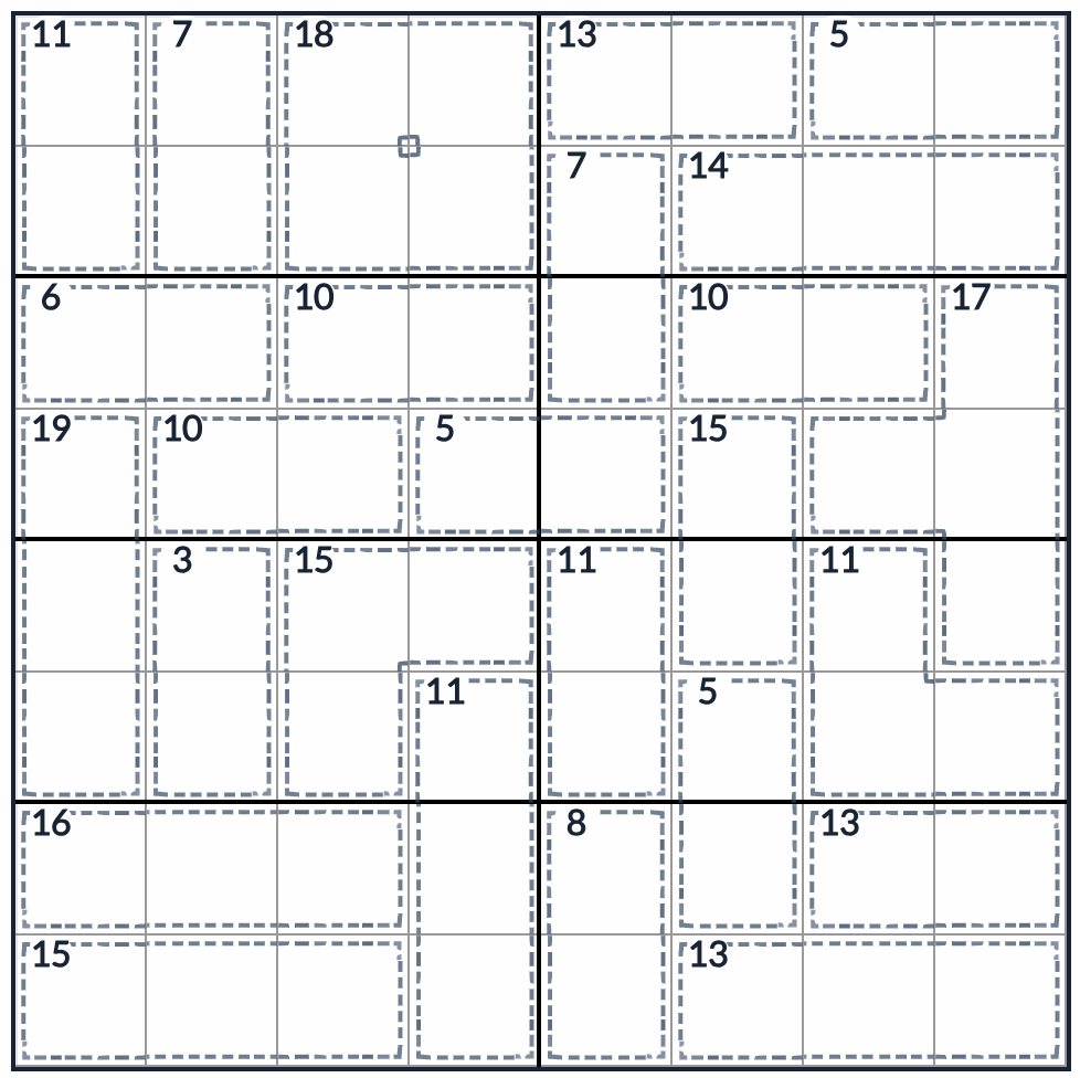 Анти-рыцарь-убийца Sudoku 8x8