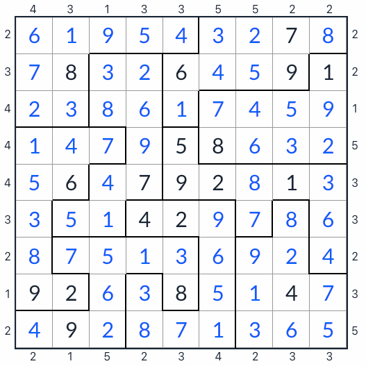 противоречий нерегулярный раствор небоскреба Sudoku