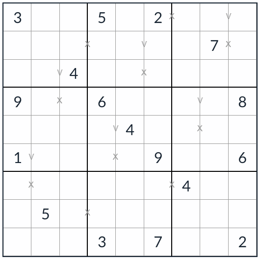 Анти-кинг-ной XV Sudoku